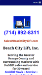 Mobile Screenshot of beachcitylift.com